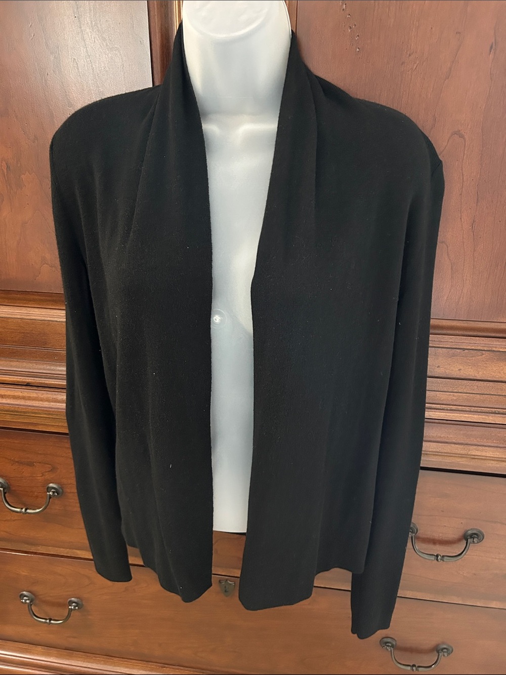 Banana Republic Open Front Black Cardigan